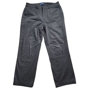 Dockers Metro Pant Women 12P Black Professional Workwear Casual Minimalist Comfy